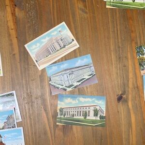 Set of 3 New Antique 1930s Postcards Washington DC